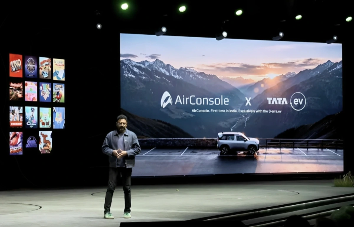 Tata Sierra EV AirConsole: India's First In-Car Gaming Console Featured Image